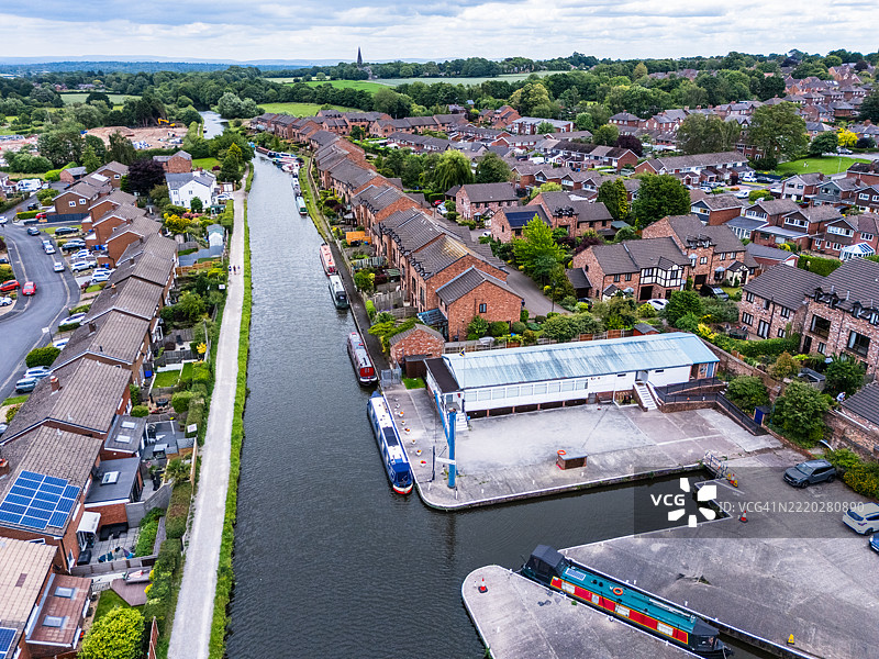 俯瞰利姆游艇俱乐部图片素材