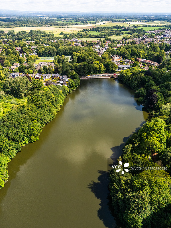 俯瞰利姆水坝图片素材