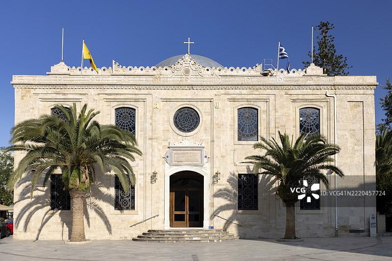 圣提托斯大教堂，赫拉克利翁，克里特岛，希腊，2025年5月23日图片素材
