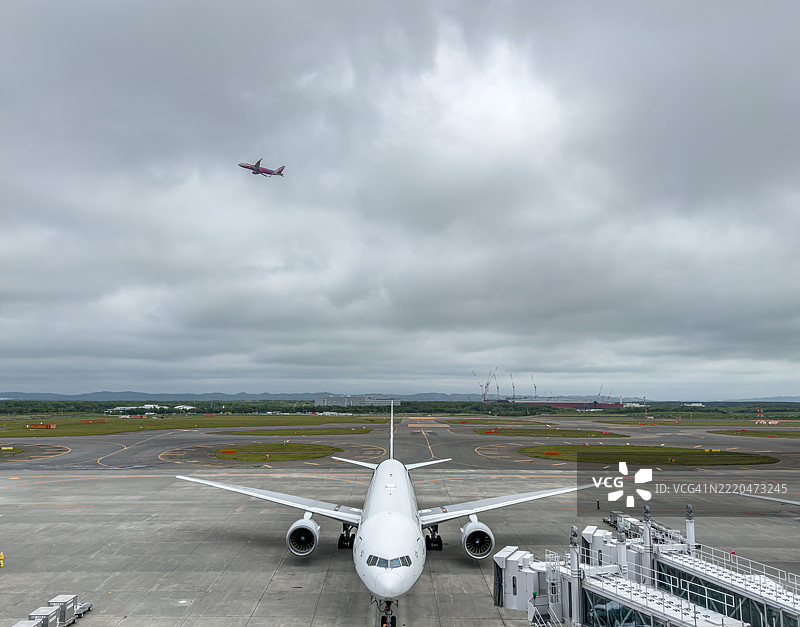 日本北海道的新千岁机场图片素材