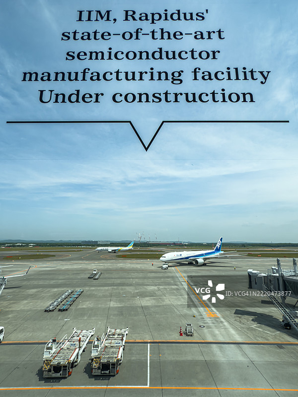 日本北海道的新半导体工厂图片素材