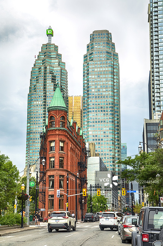 红砖的古德汉姆大楼是多伦多的历史地标图片素材