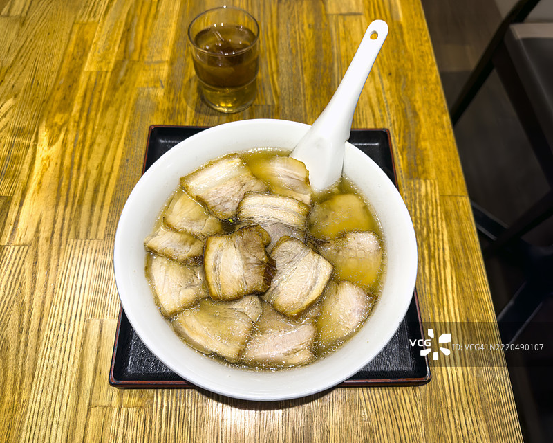 横滨的喜多方叉烧拉面图片素材