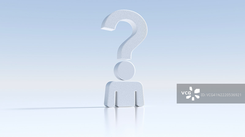 3D问号图片素材