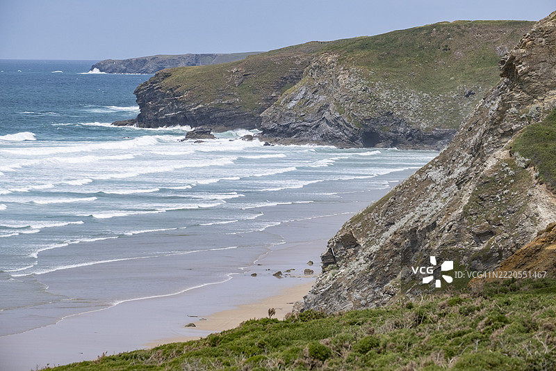 海湾冲浪海岸沙滩冲浪者图片素材