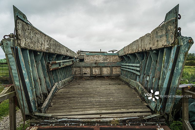 诺曼底奥马哈海滩附近的梅西电池图片素材
