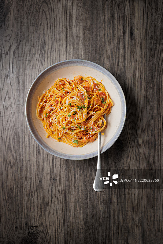 阿马特里奇安娜意大利面图片素材