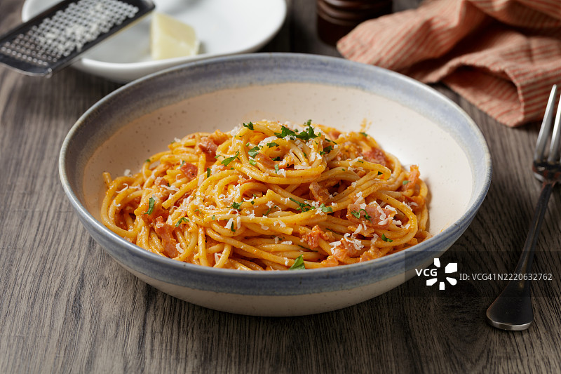 阿马特里奇安娜意大利面图片素材