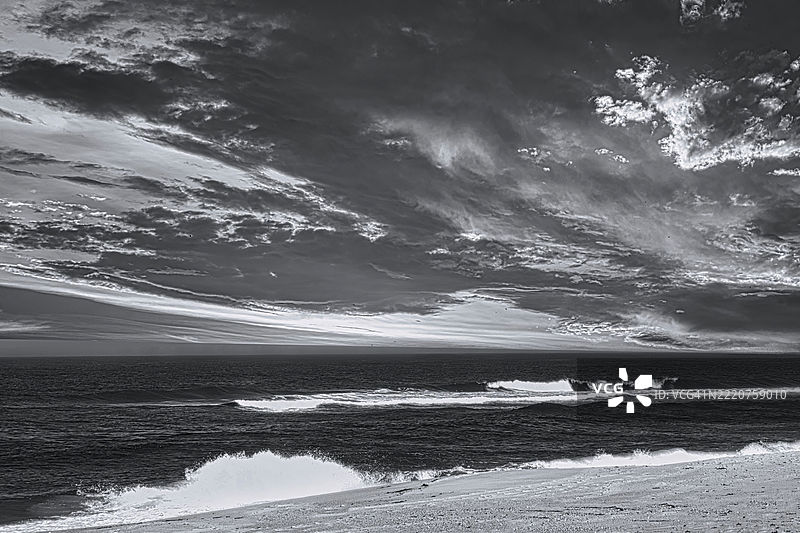 海洋与天空的美丽景色图片素材