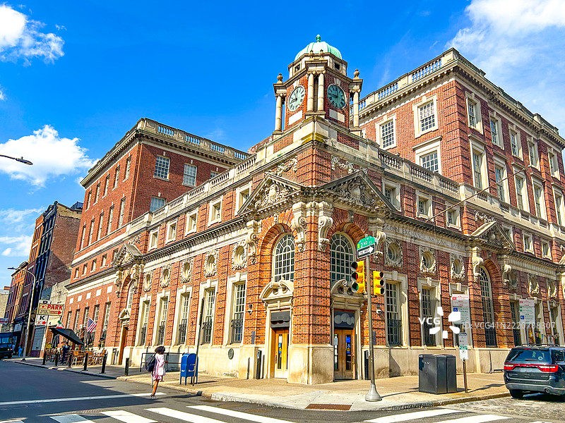 费城老城的玉米交易国家银行图片素材