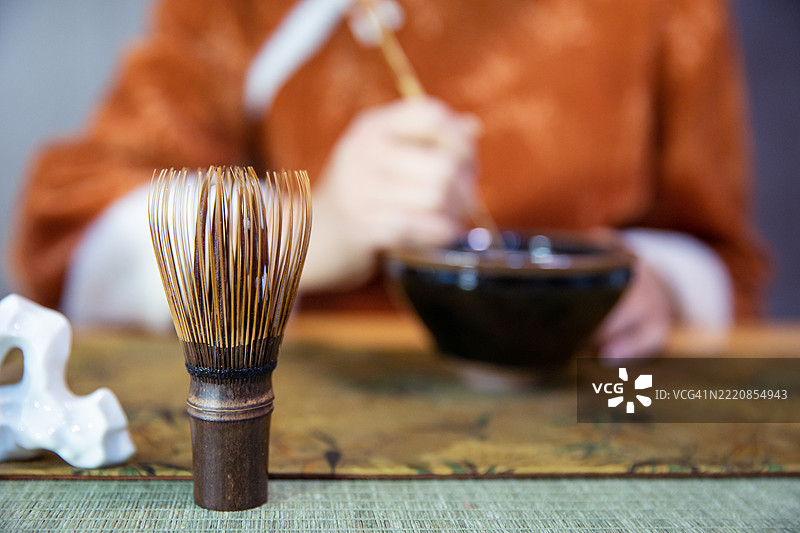 ‘点茶’: 宋代茶艺图片素材