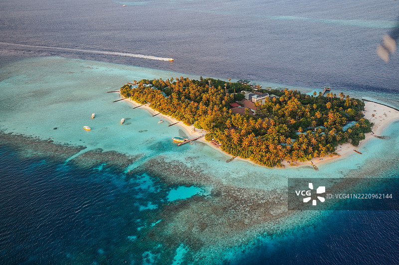 海洋的鸟瞰图图片素材