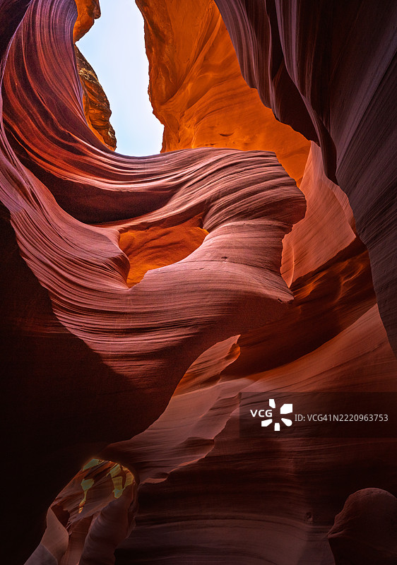 亚利桑那州佩吉的岩石 formations 视图， 美国图片素材