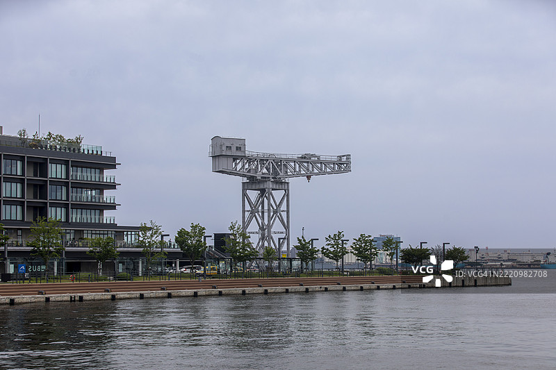 横滨的锤头鲨纪念碑图片素材