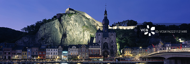 迪南夜景城市风光图片素材