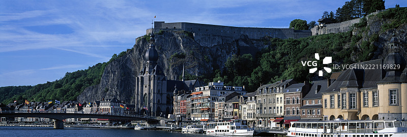 迪南市的城市风景图片素材