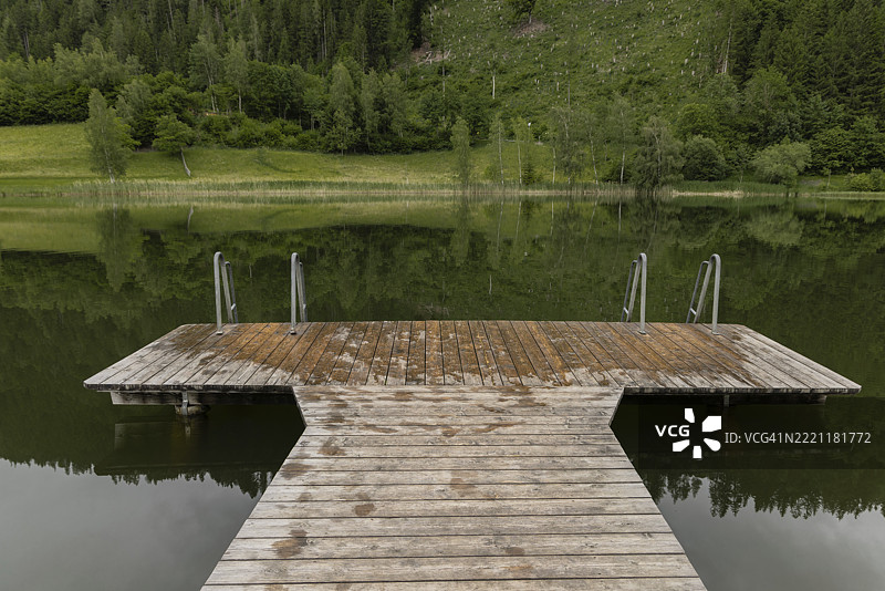 风景，湖泊，浴场，庞高，博恩德尔湖，自然体验图片素材