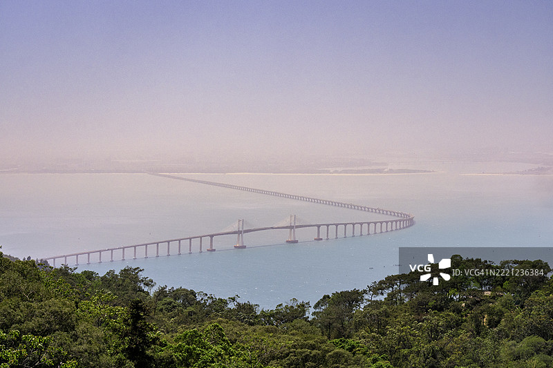 南澳大桥的日落图片素材