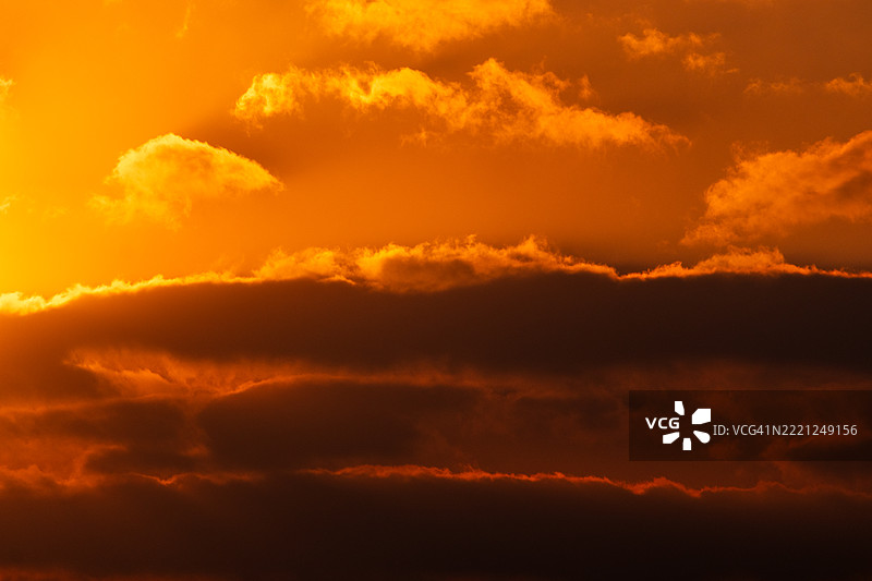 美丽的日落天空图片素材