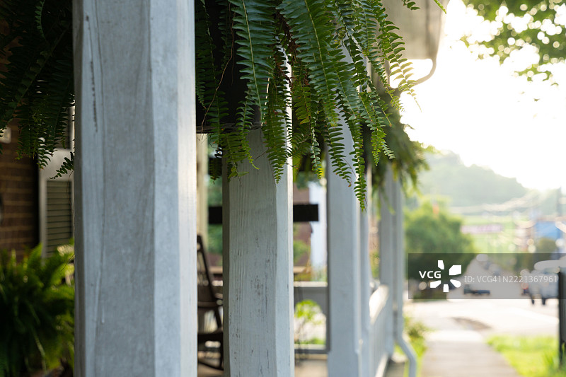 夏季的前廊图片素材