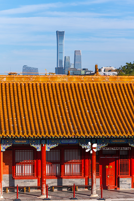 中国北京的故宫图片素材