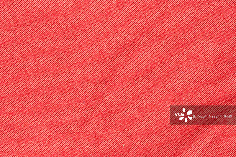 红色布料的特写。图片素材