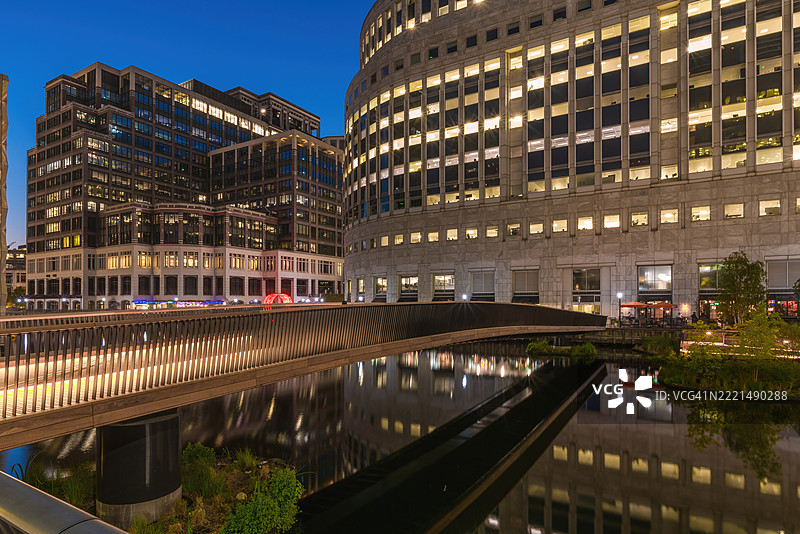 中码头上的桥图片素材