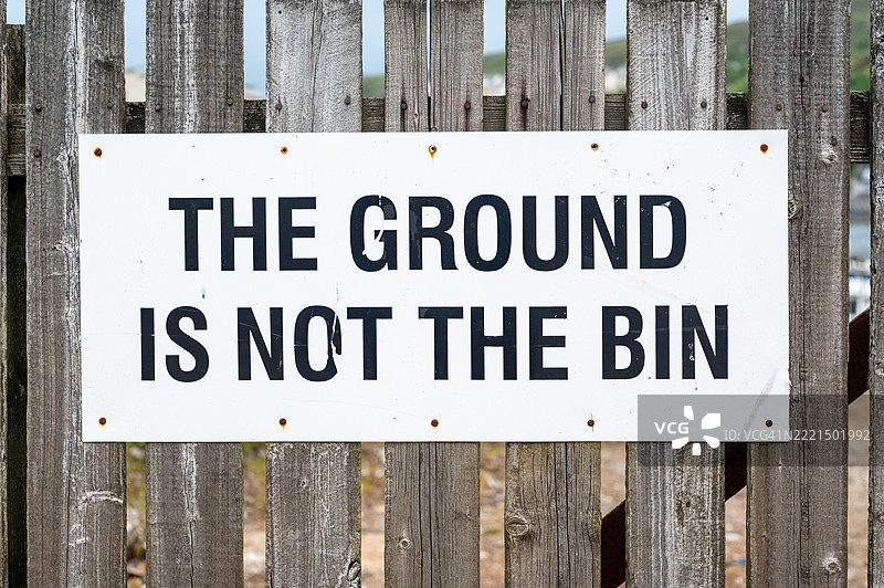 公共信息标志 - 马莱格，苏格兰。图片素材