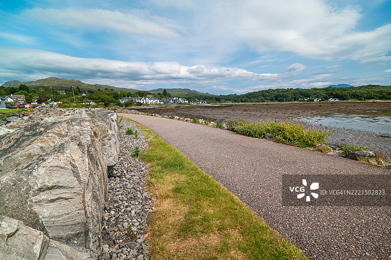 观看阿里萨伊格，苏格兰。图片素材