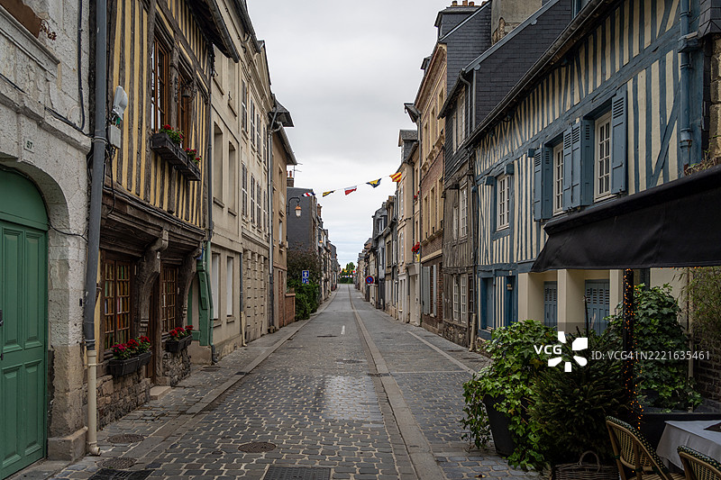 昂弗勒尔的街道图片素材