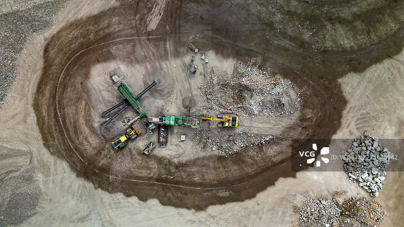 沙子和砾石供应商图片素材