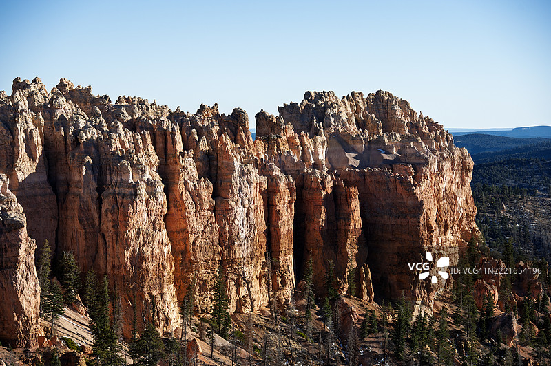 布莱斯峡谷的岩石 formations图片素材