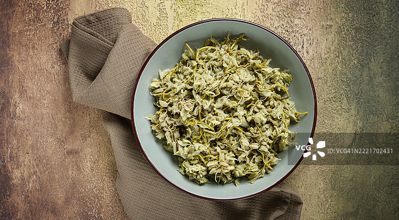 乔治亚开胃菜，腌制的乔治亚小花，科尔基安小花，背景无人物图片素材