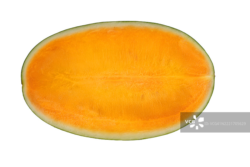 一片西瓜展示在白色背景上图片素材