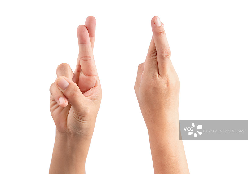 一只手竖起大拇指，另一只手则是竖起食指向下。图片素材