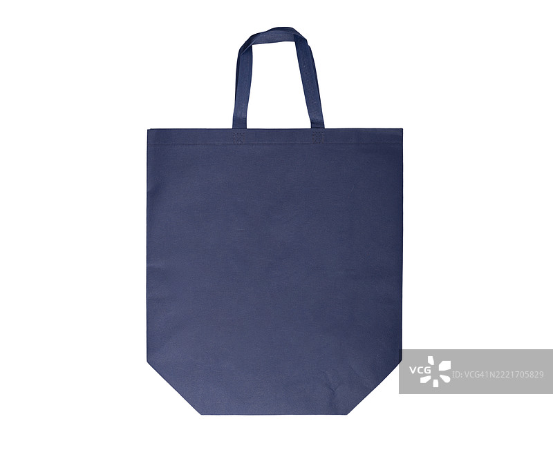 一个带手柄的蓝色塑料袋图片素材