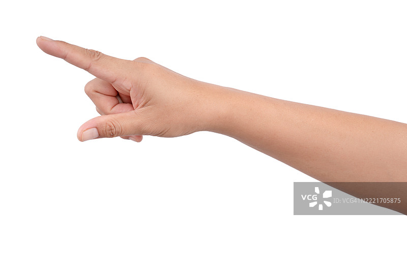 一只手指向右边图片素材