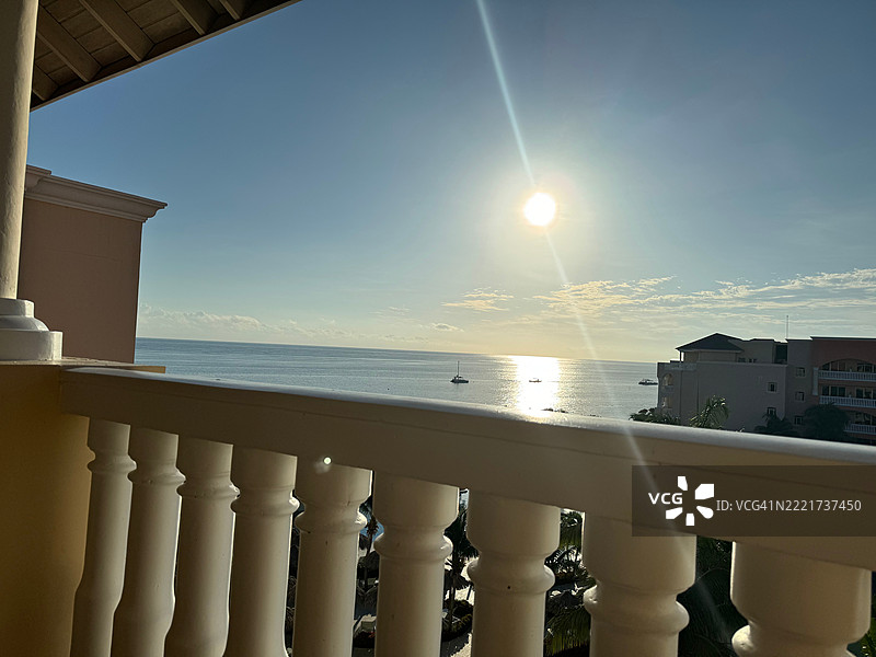 海洋与天空的美丽景色图片素材