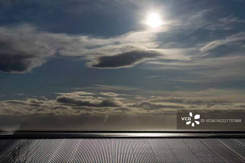 海洋与天空的美丽景色图片素材