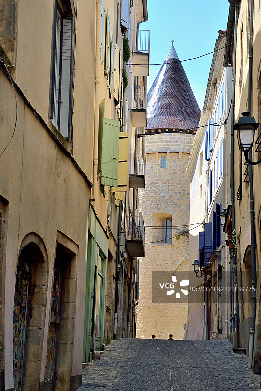 奥布纳斯，奥布纳斯城堡，或蒙特劳尔城堡图片素材