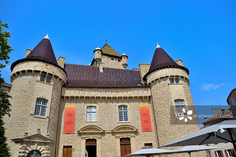 奥布纳斯，奥布纳斯城堡，或蒙特劳尔城堡图片素材