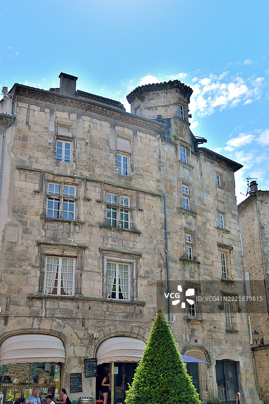 奥布纳斯，带有石像鬼的房子（德利谢尔斯房子）图片素材