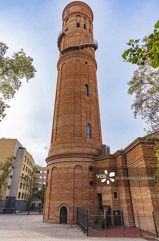 巴塞罗那贝索斯的历史水塔图片素材
