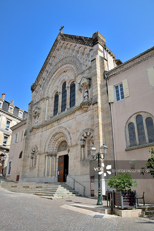 奥布纳斯，圣洛朗教堂图片素材