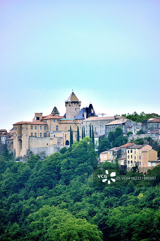 奥布纳斯，奥布纳斯城堡，或蒙特劳尔城堡图片素材