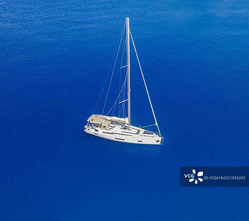 帆船旅行与海洋旅游。图片素材