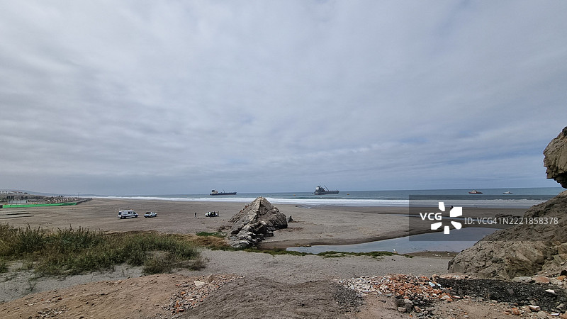 莫奎瓜市的海滩图片素材