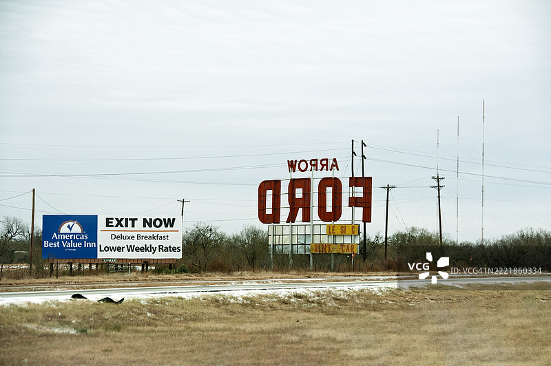 梅克尔的信息标志和广告牌图片素材