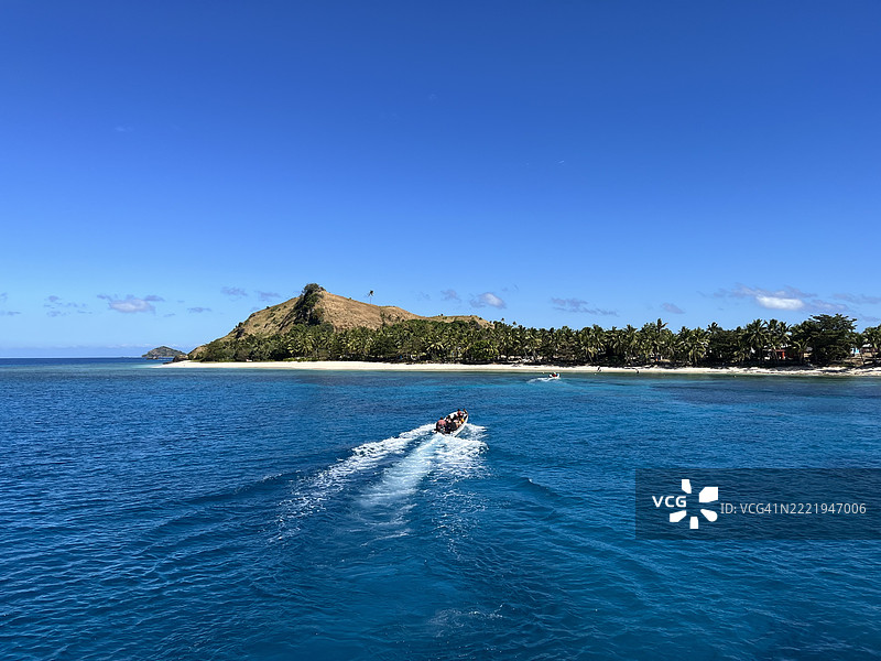 感受斐济岛的宁静氛围图片素材