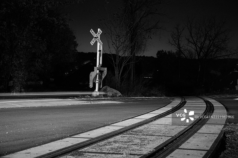 铁路道口图片素材